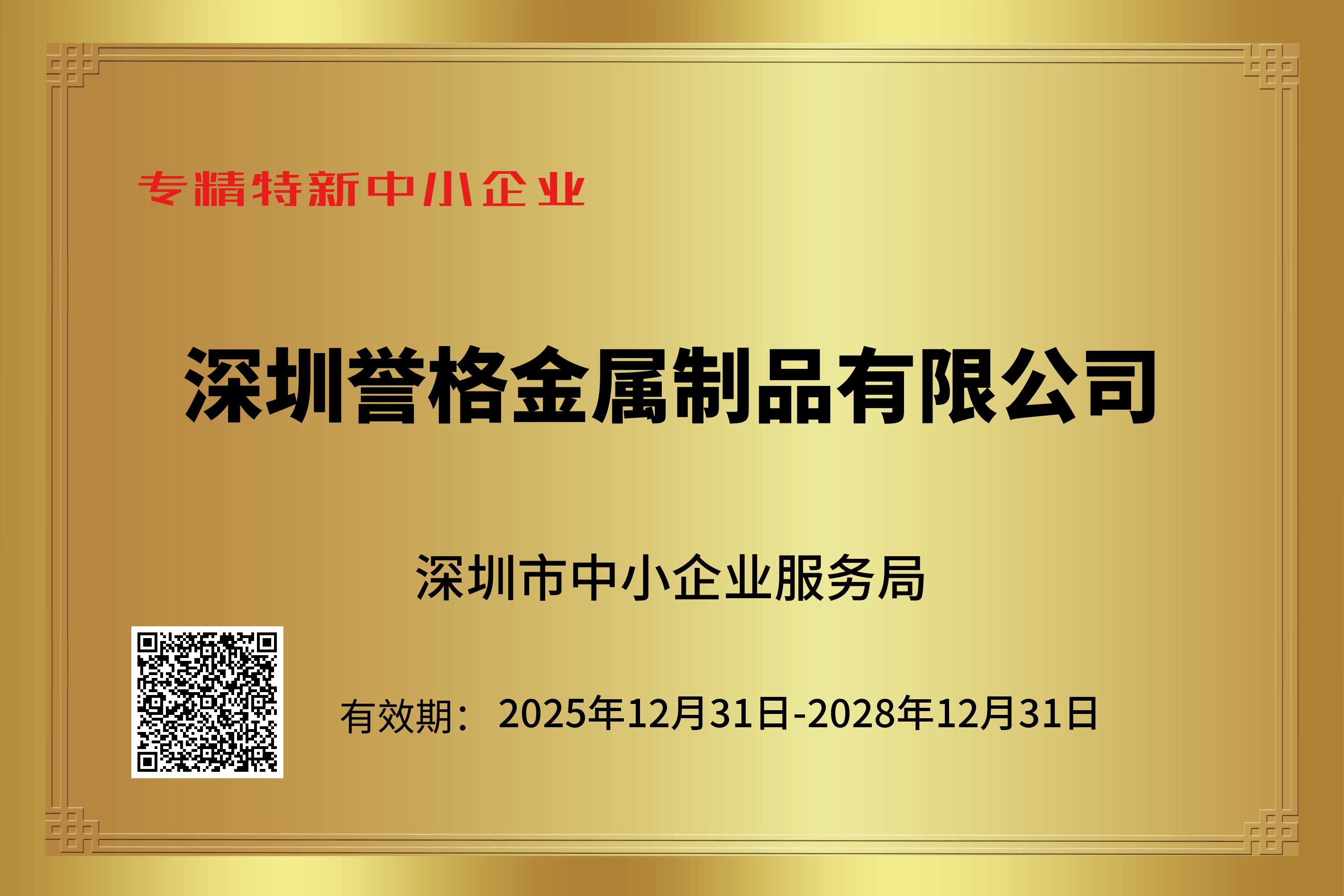 專精特新中小企業(yè)